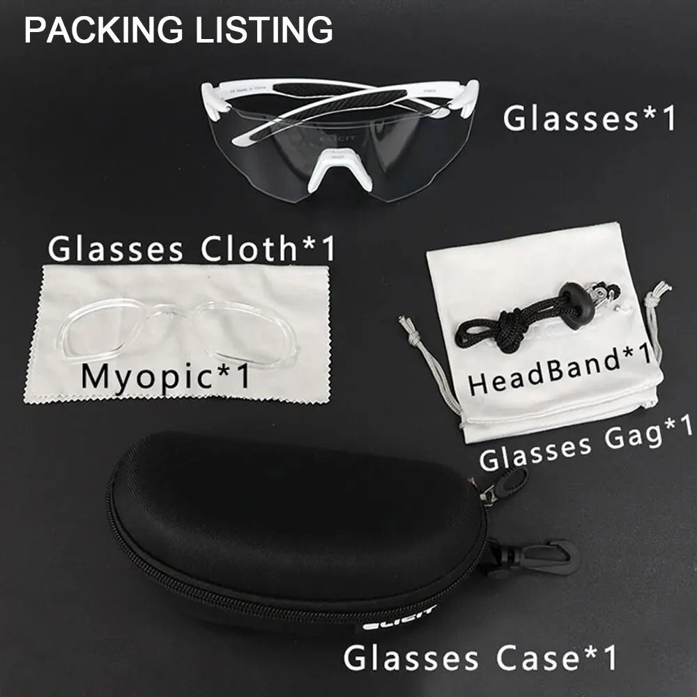 New Photochromic Polarized Cycling Glasses Men Women Bike Glasses UV400 Protection Eyewear Sunglasses MTB Road Bicycle Goggles Zpaxo