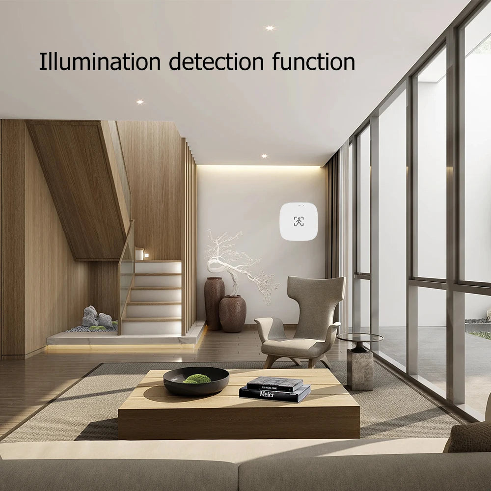ZigBee Wifi MmWave Human Presence Motion Sensor With Luminance/Distance Detection 5/110/220V Tuya Smart Life Home Automation Zpaxo