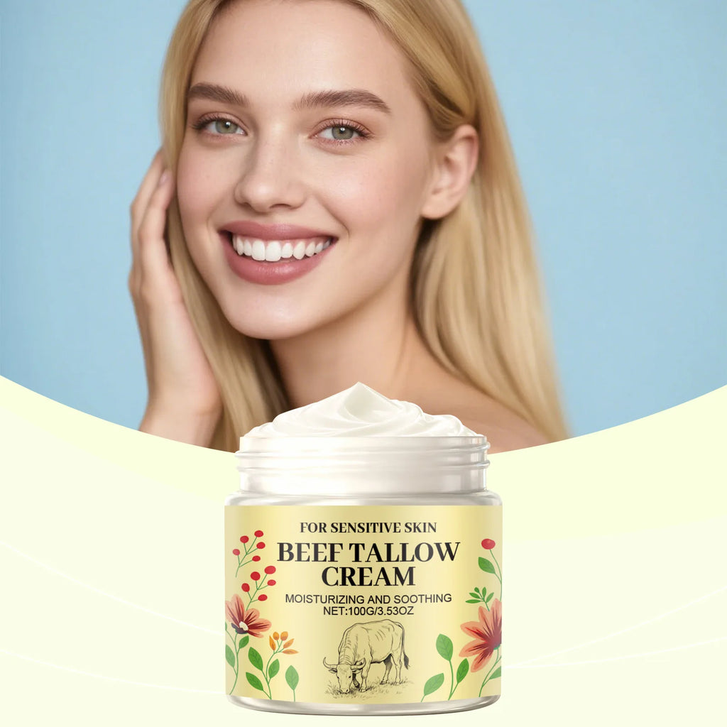 Beef Tallow Body Cream – Deep Moisturizer for Dry Skin 100g Body Moisturizing Cream Zpaxo