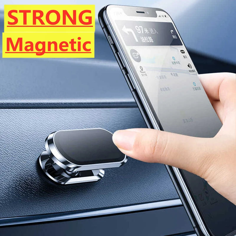 Rotatable Magnetic Car Phone Holder Mount Magnet Smartphone Mobile