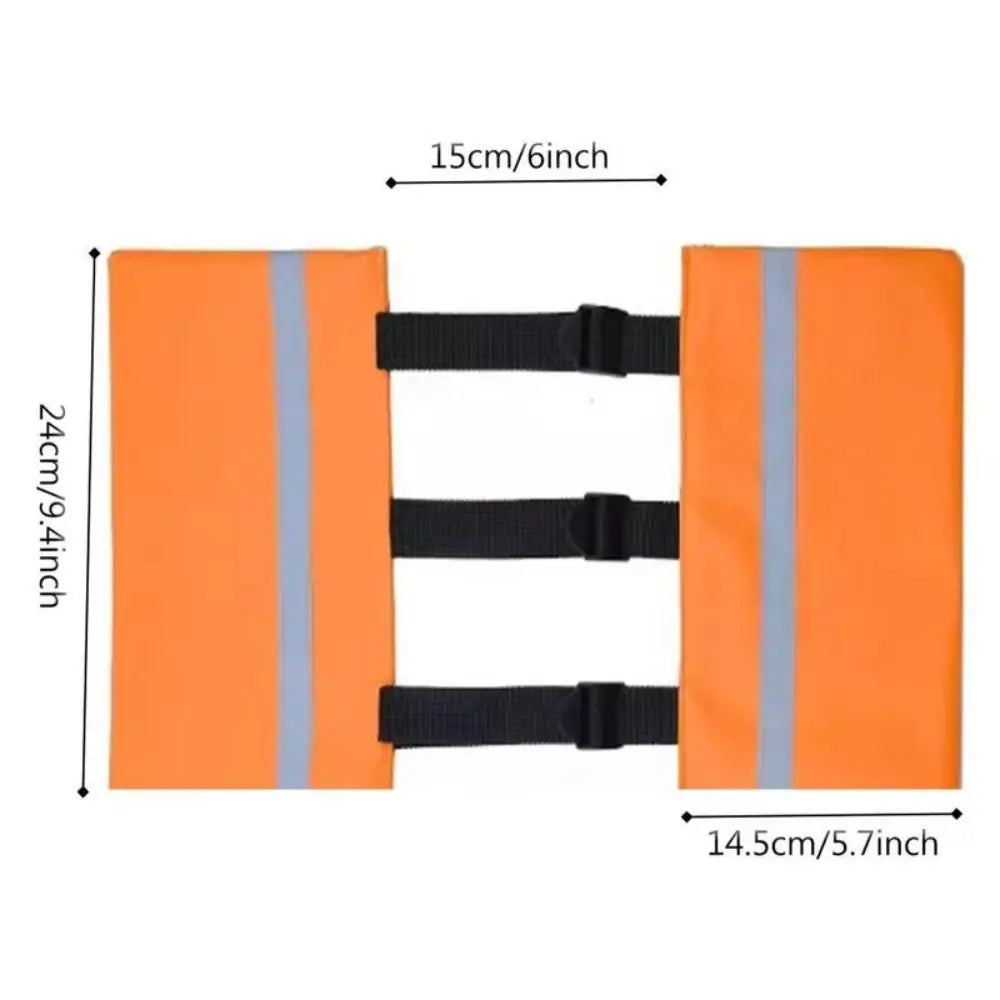 Reflective Strip RV Sewer Weight Bag Heavy Duty Waterproof Hose Support Device Hose Support 600D Oxford Cloth Drain Weight Bag Zpaxo