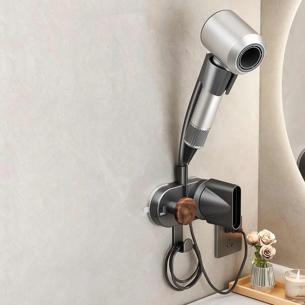 Hairdryer Holder Hands 360 Adjustable Flexible Gooseneck Blow Dryer