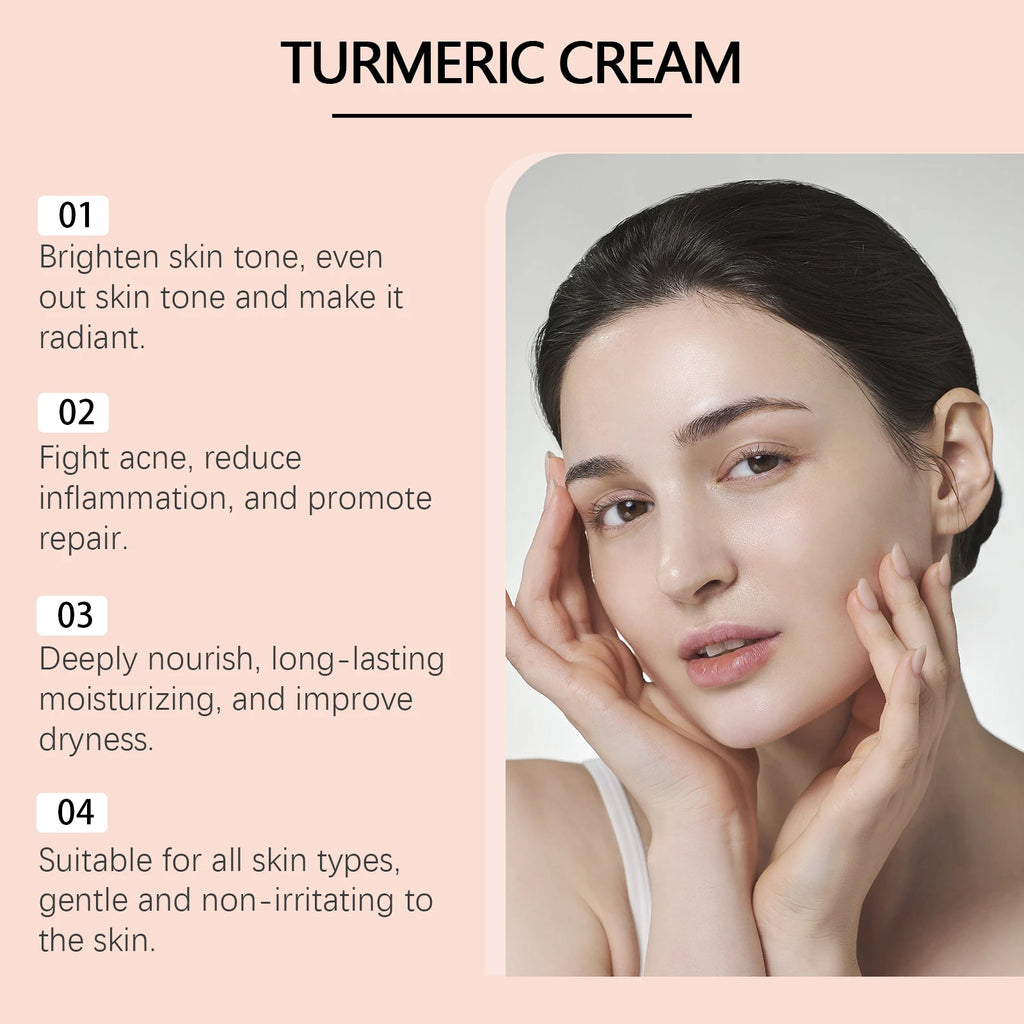 Turmeric Brightening Skincare Set – Serum & Cream for Dark Spots Brightening Skincare Set Zpaxo