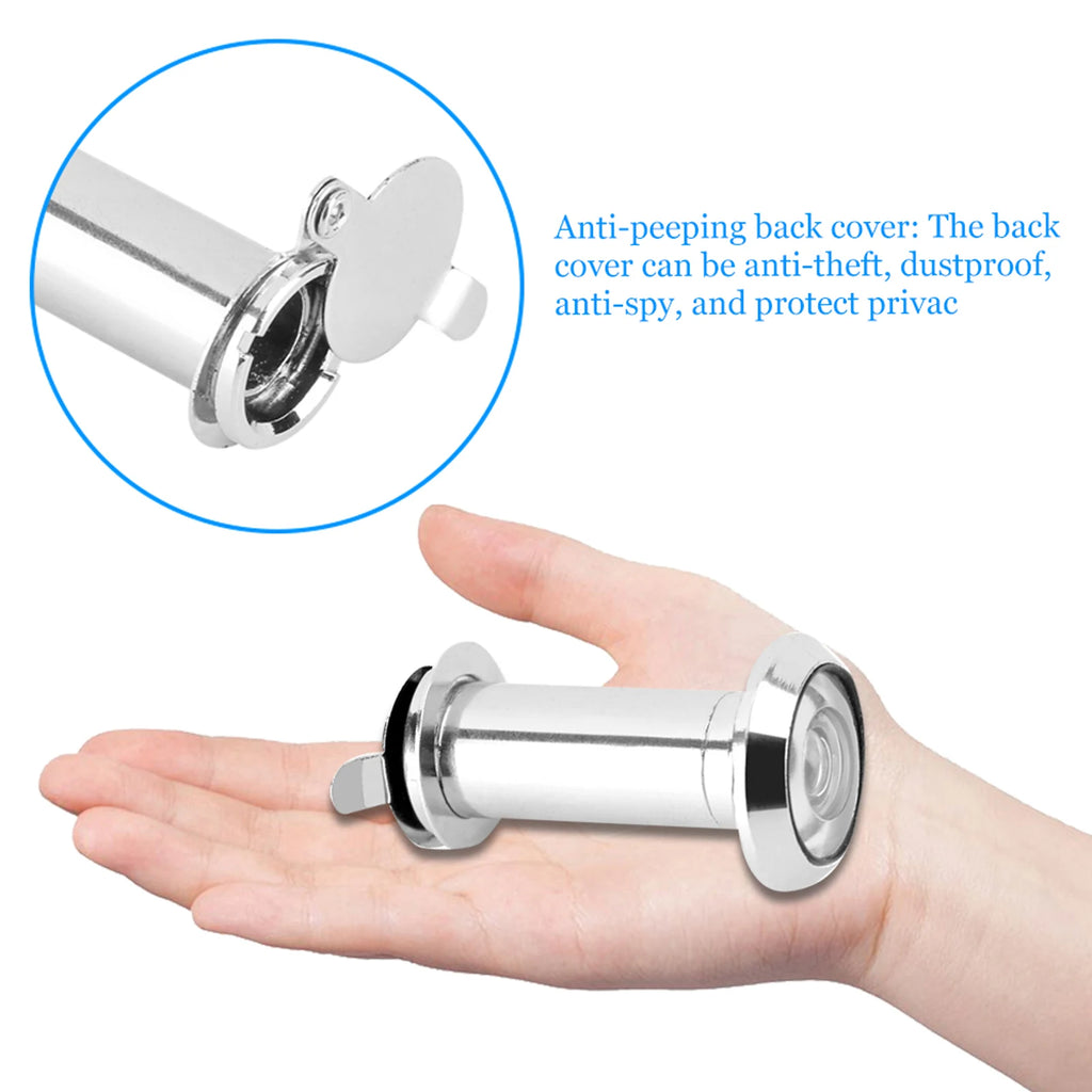 Door Viewer 220 Degree Wide Viewing Angle Heavy Duty Privacy Cover
