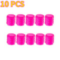 10-Pack Glow-in-the-Dark Tire Valve Stem Caps – Universal Fit