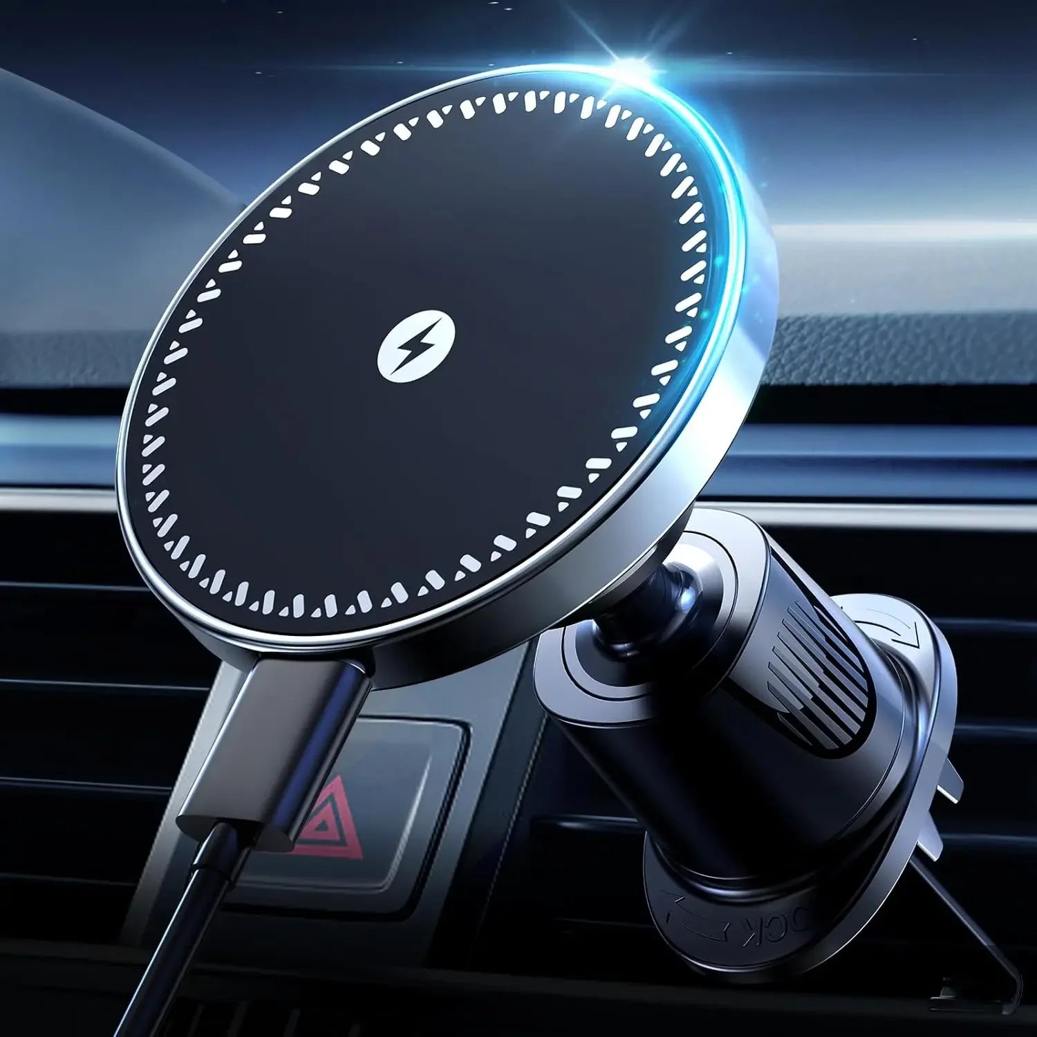 UYUXIO Strong Magnetic Wireless Car Phone Charger Adapter 15W Air