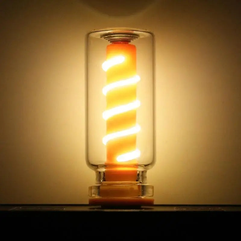For Daily Lighting Bulb Atmosphere Lamp LED Spiral Filament Light Handmade DIY Camping Light LED Flexible Retro USB Light Bulb Zpaxo Warm White