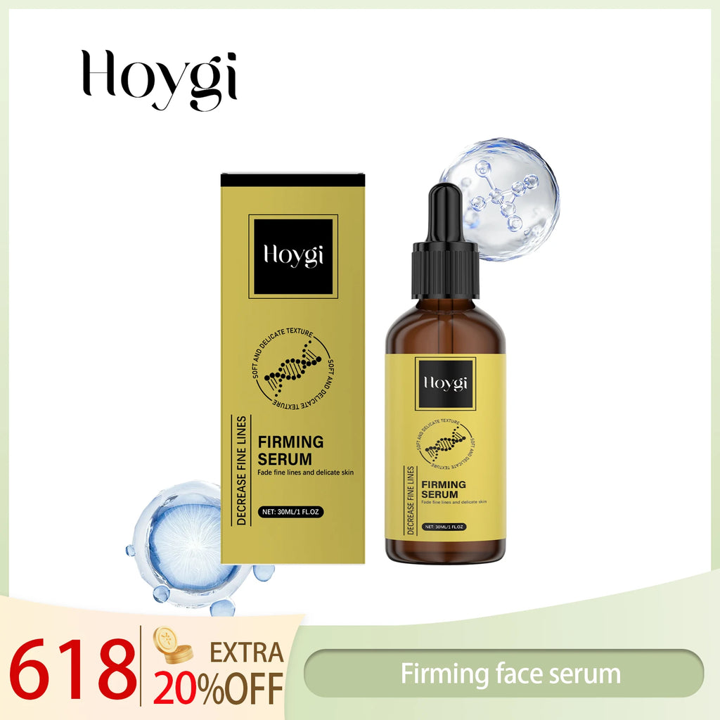 Hoygi Anti-Wrinkle Firming Serum Skin Tightening Elasticity Boost Fine Lines Reduction Fast Absorbing Non-Greasy All Skin Types Zpaxo