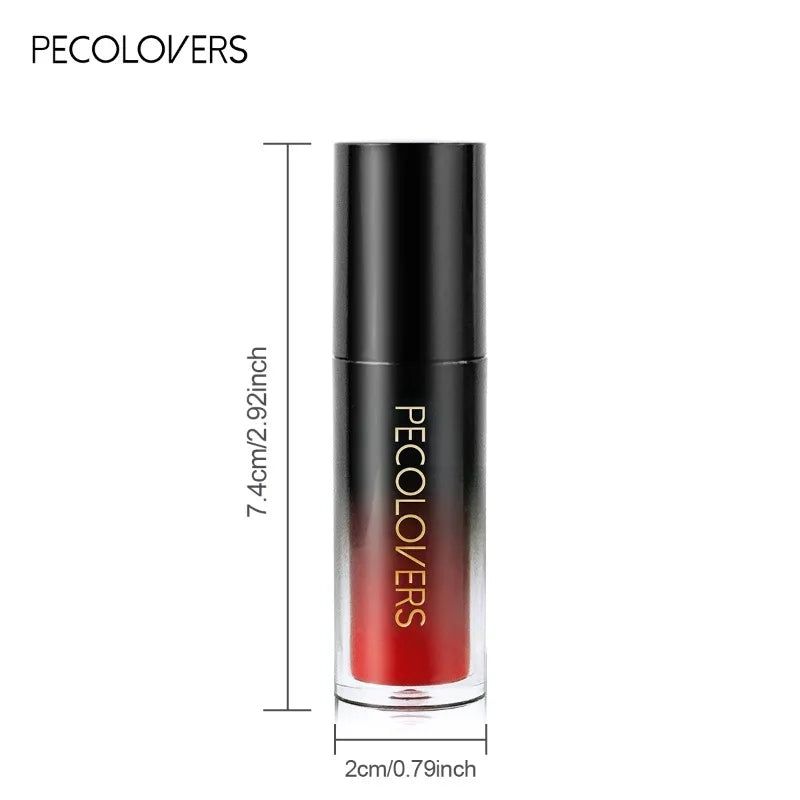 1PC Velvet Matt Lipstick Lip Gloss - Black, Green, Non-stick Cup, High Color, Apply Easily,Suitable for Music Festivals, Parties Zpaxo