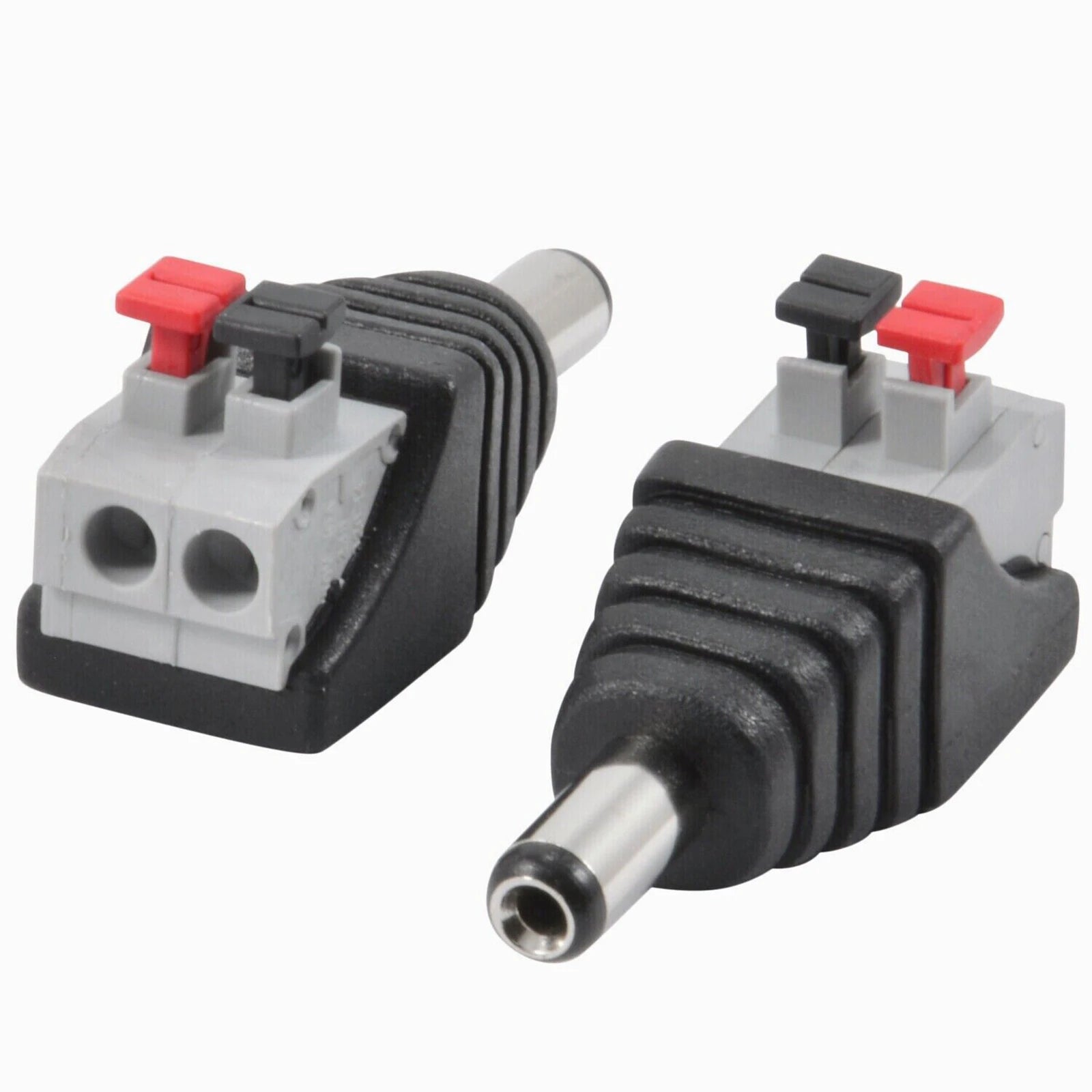 5 5x2 DC Male Female Wire Connector Screwless No Screws Power Plug