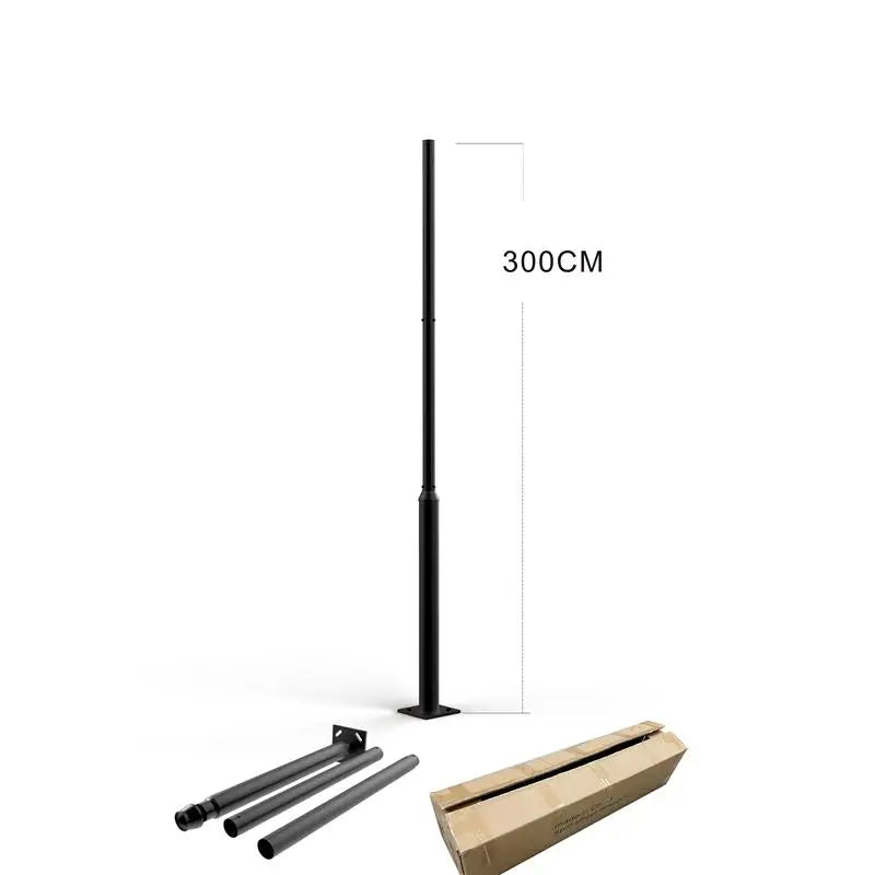Solar Street Light 300W 400W 500W Waterproof Yard Lamp PIR Motion Zpaxo