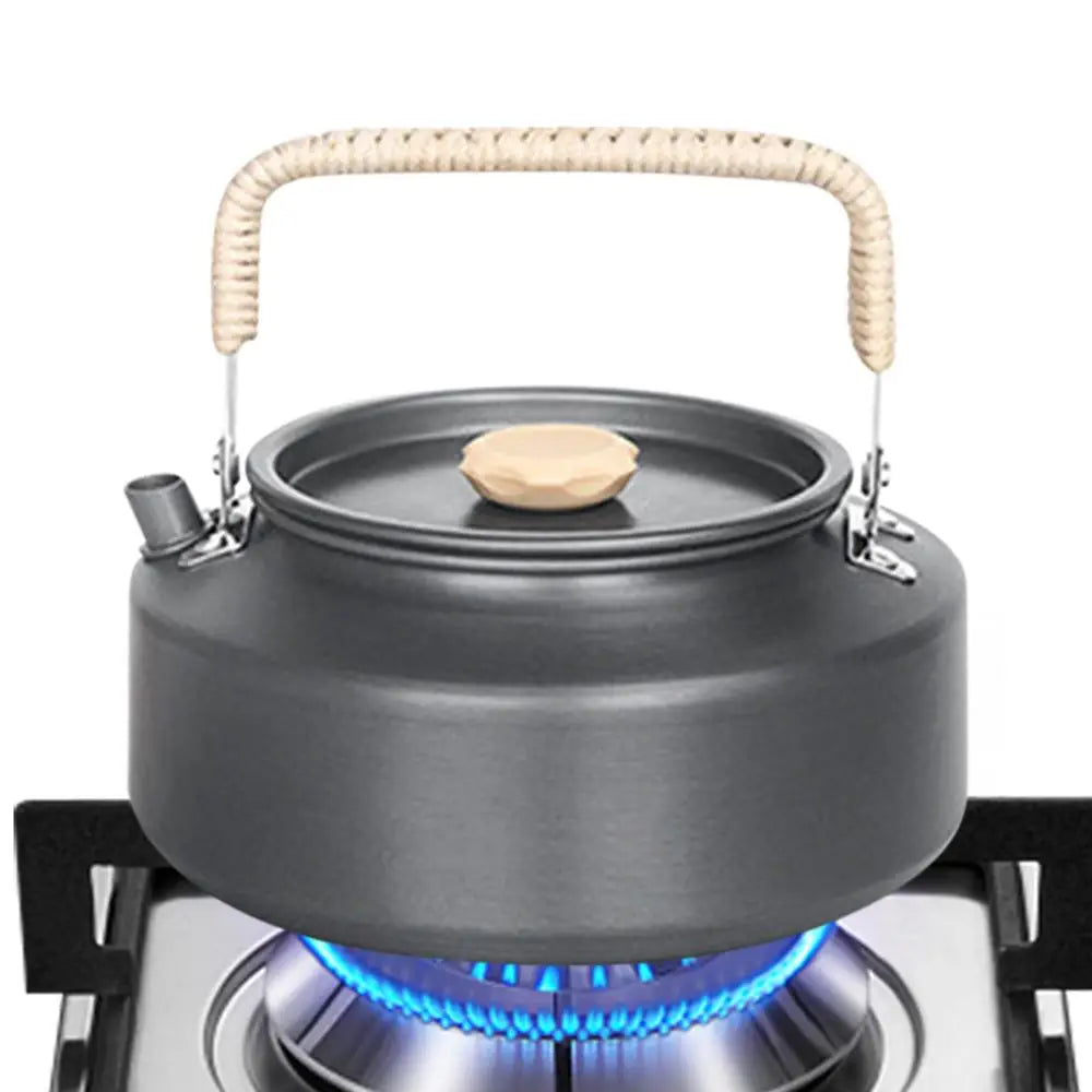 Portable Camping Kettle Ergonomic Metal Lightweight Tea Pot Silicone Zpaxo China Mainland 1.6L