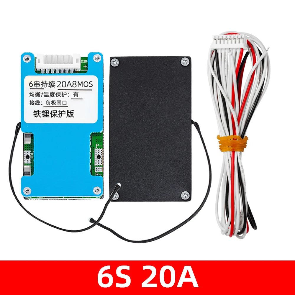 6S 7S 24V 15A 20A 25A LiFePO4 Battery Balanced Charge Equalizer Board Zpaxo 6s 20v 21v