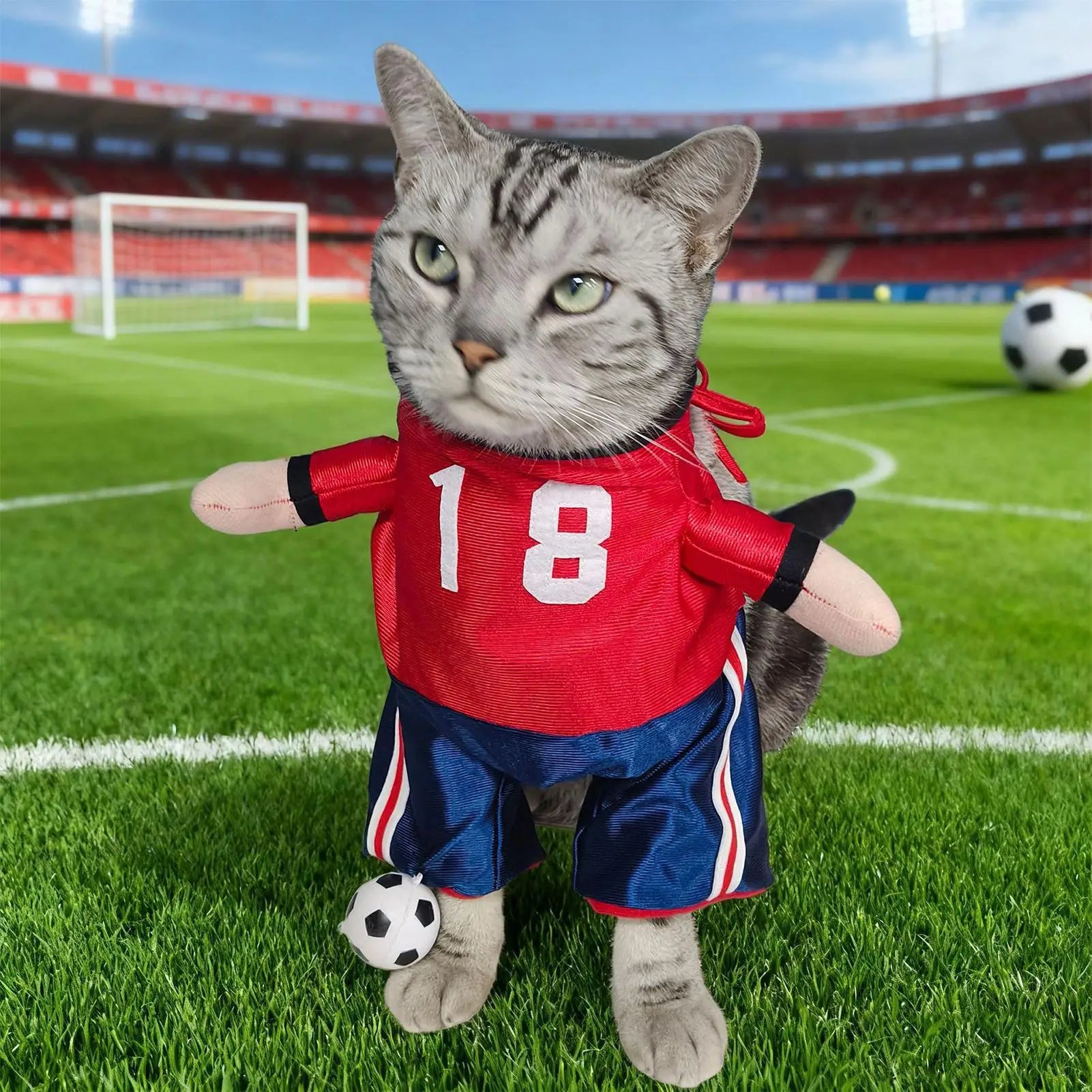 Dog Soccer Jersey Lightweight Breathable Sportswear Shirts Soccer Sportswear For Puppy Kitten Cats Pets Animals Summer Birthday Zpaxo