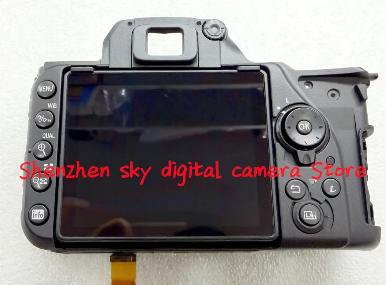 Nikon D7500 Rear Cover Screen Complete Buttons LCD