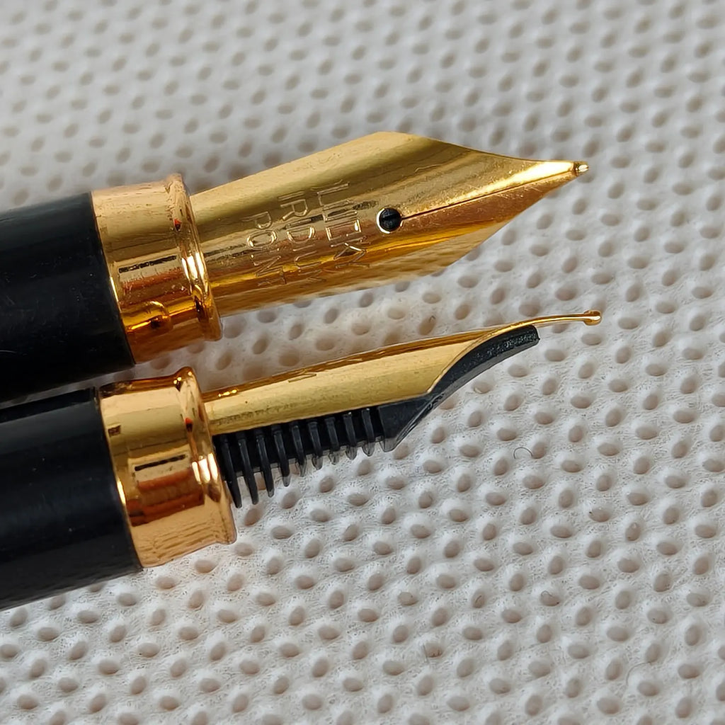 Vintage Stock Happiness Eternal 533 Fountain Pen, Iridium Nib 0.5mm, Smooth Writing, Metal Barrel, Rare And Scarce Stationery Zpaxo