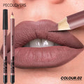 Long-lasting Waterproof Lip Liner Pencils No Cup Staining Smudging Zpaxo 02