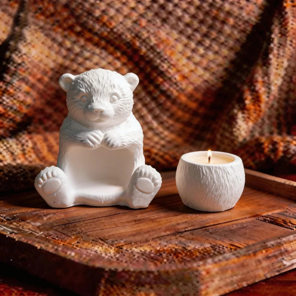 Bear Silicone Mold – DIY Plaster, Candle & Epoxy Resin Craft Silicone Mold Zpaxo