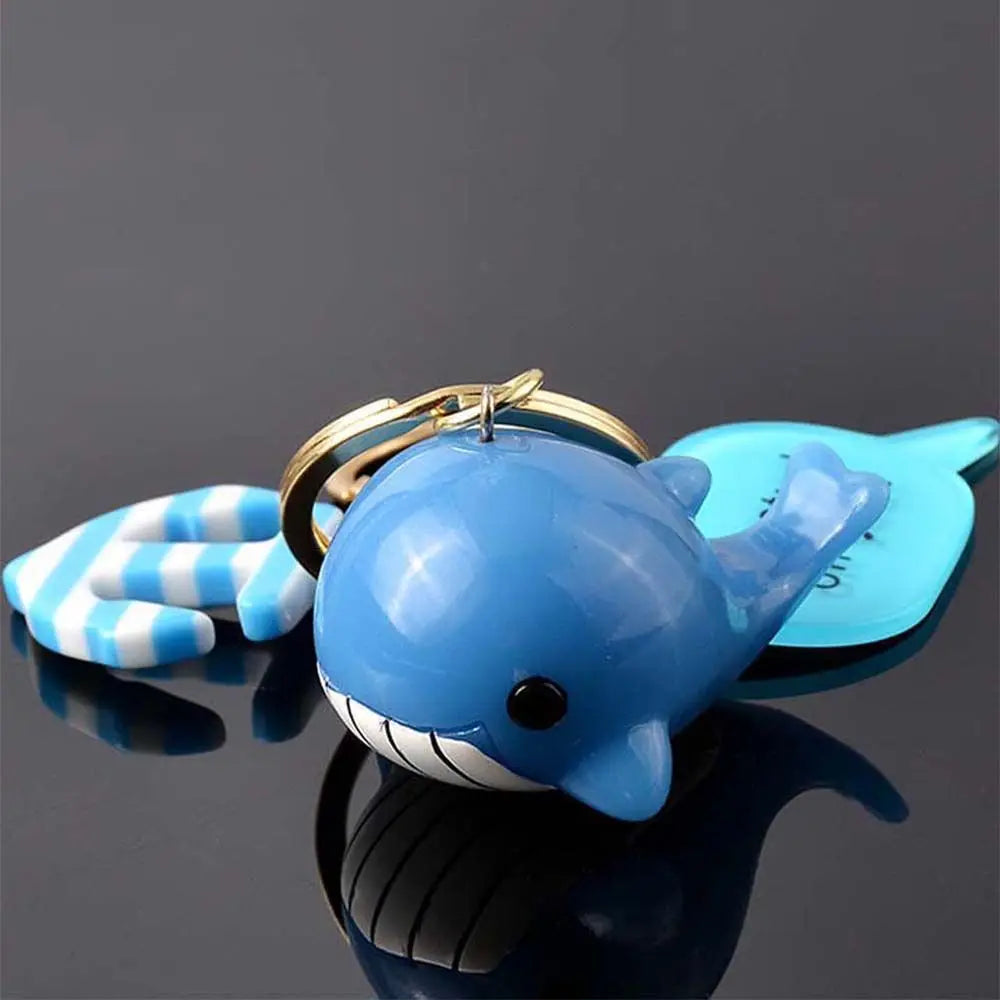 Accessories Gift Jewelry Accessories Three-Dimensional Keyring Ornaments Dolphin Key Chain Key Rings Whale Keychain Zpaxo