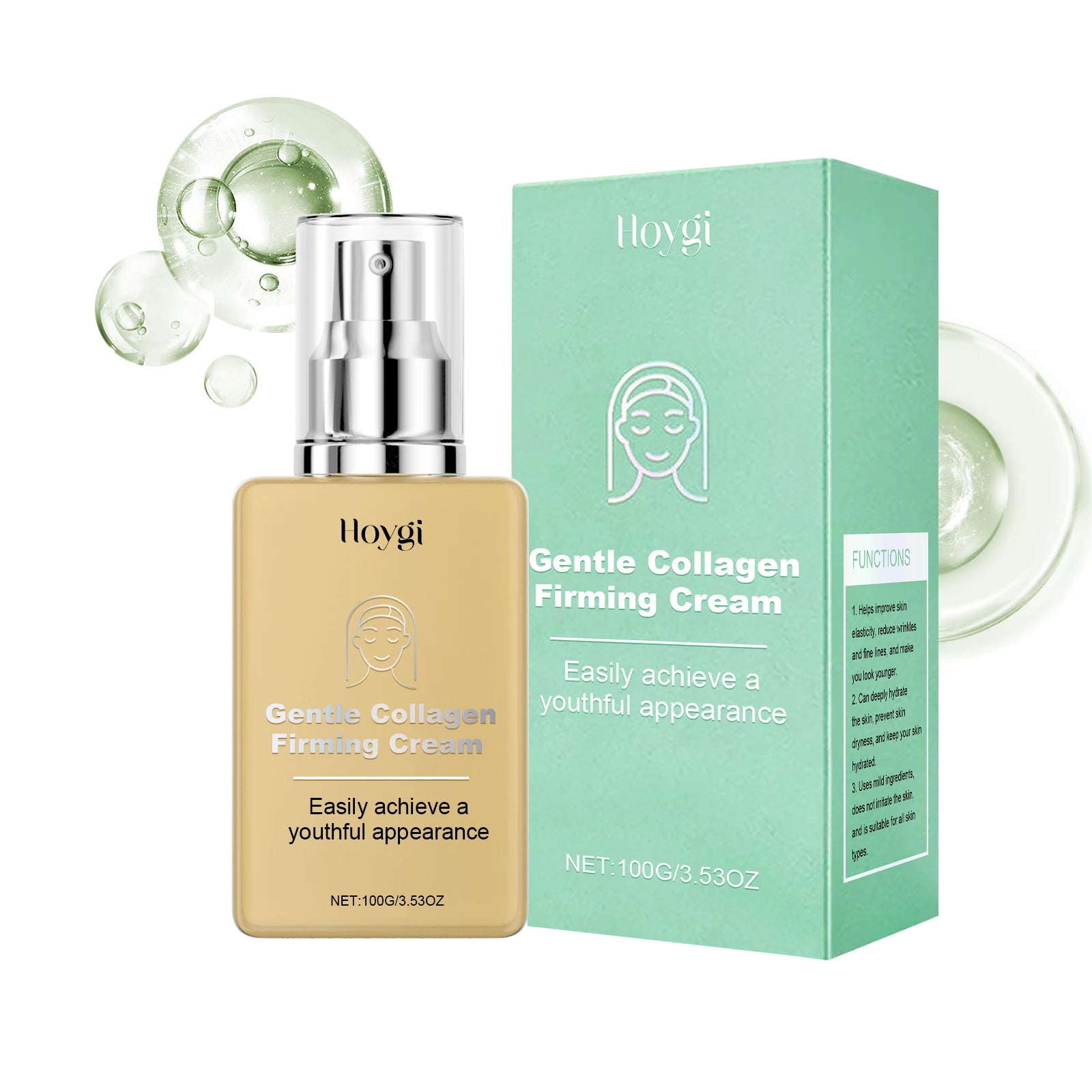 Hoygi Collagen Firming Cream – Hydrate, Brighten & Firm Skin Collagen Face Cream Zpaxo 1Pcs