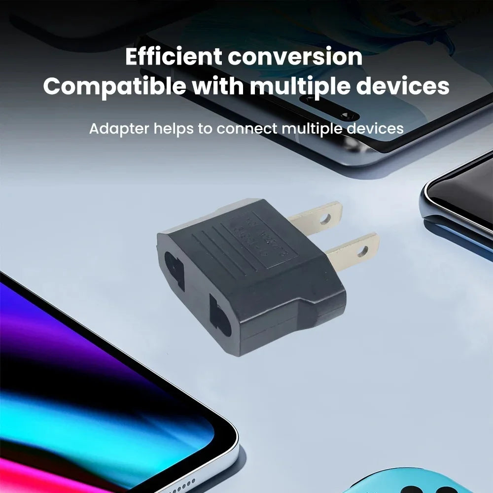 EU to US Travel Plug Adapter | 3/5/10-Pack Converter Travel Plug Adapter Zpaxo