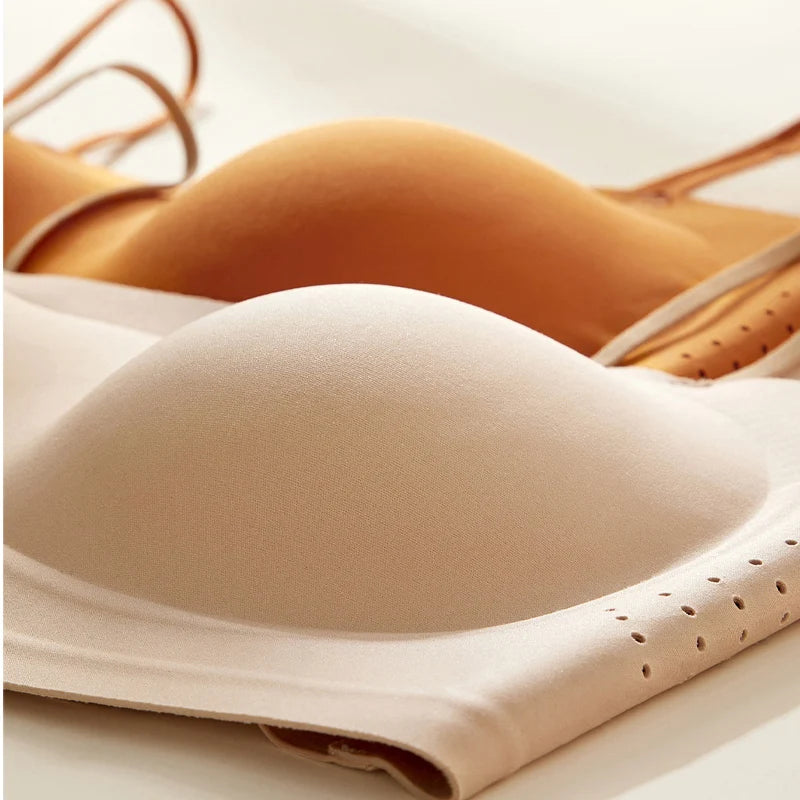 Women's Thin Strap Bralette Summer Backless Invisible Camisole Thick