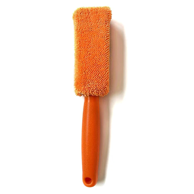 Microfiber Car Wheel & Tire Brush – Scratch-Free Auto Wash