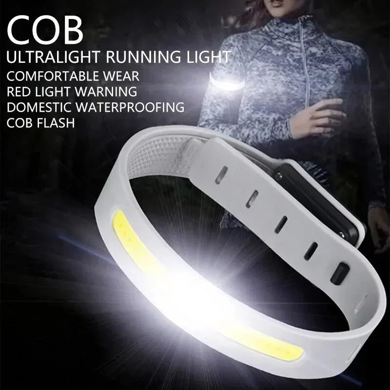 COB LED Armband Light 500LM – USB Rechargeable Night Running LED Safety Armband Zpaxo