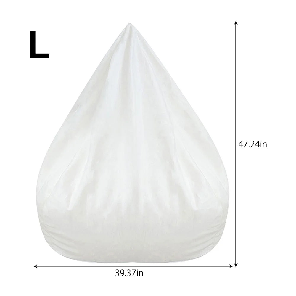 1/2pc Sofas Cover Removable Lazy Sofa Inner Liner Anti-fouling Replacement Bean Bag Inner Liner Bean Chair Bean Bag No Padding Zpaxo L 100x120cm 2PCS