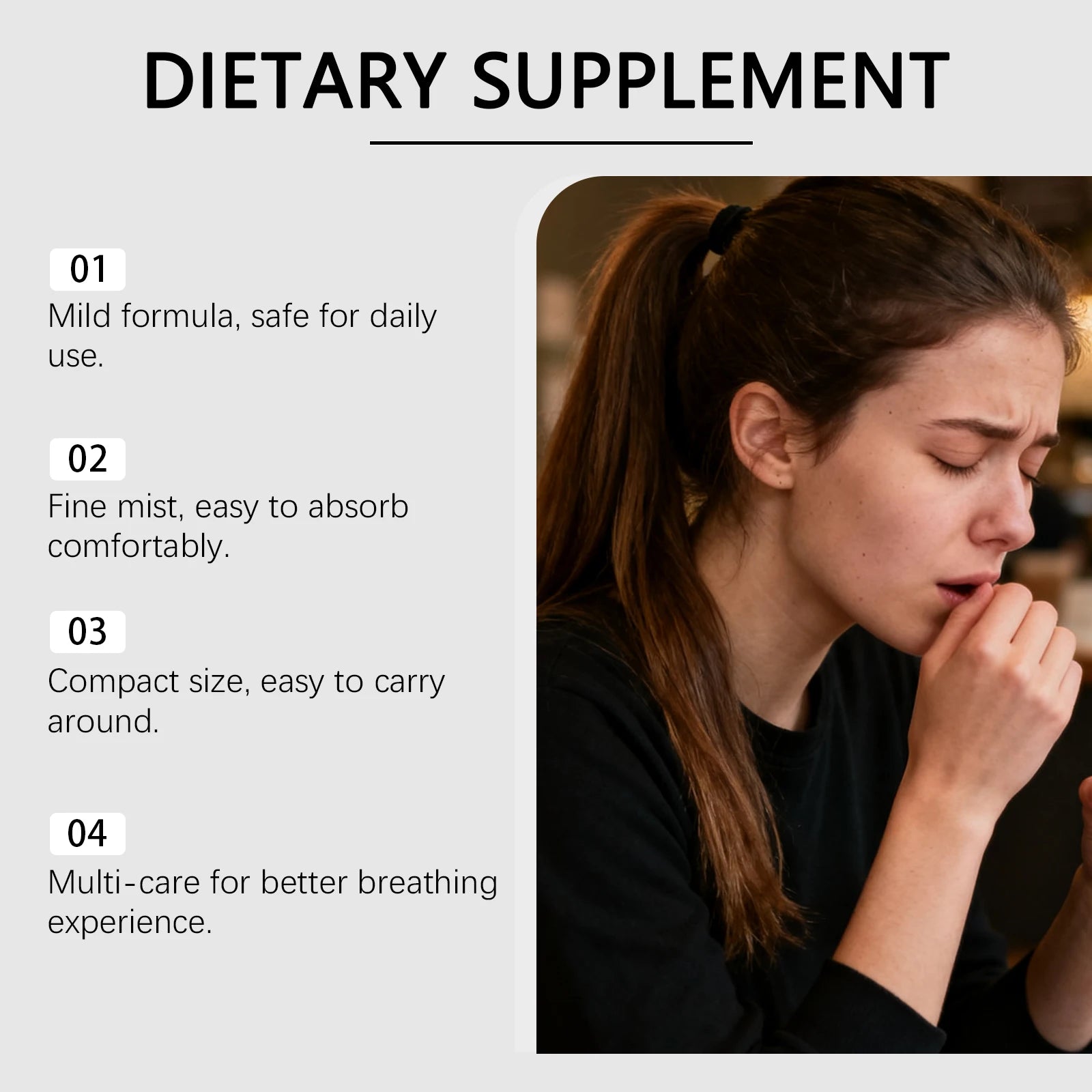 Organic Herbal Lung Cleansing Spray | Mucus & Throat Relief Herbal Throat Spray Zpaxo