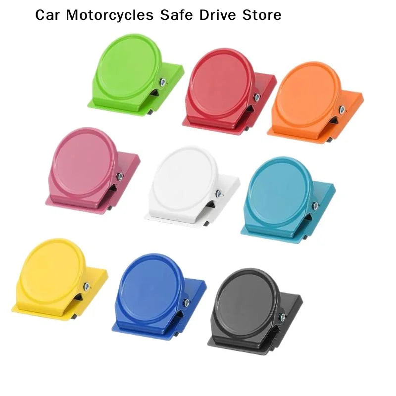 CM5pcs Magnetic Office Fridge Clips Multi-color Multi-functional File