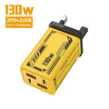 130W 4 Ports 2USB+2PD Gan Charger Quick Charge EU US UK USB-C QC 3 0
