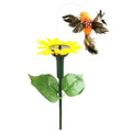 Solar Powered Fluttering Butterfly Waterproof Sunflower Garden Stake