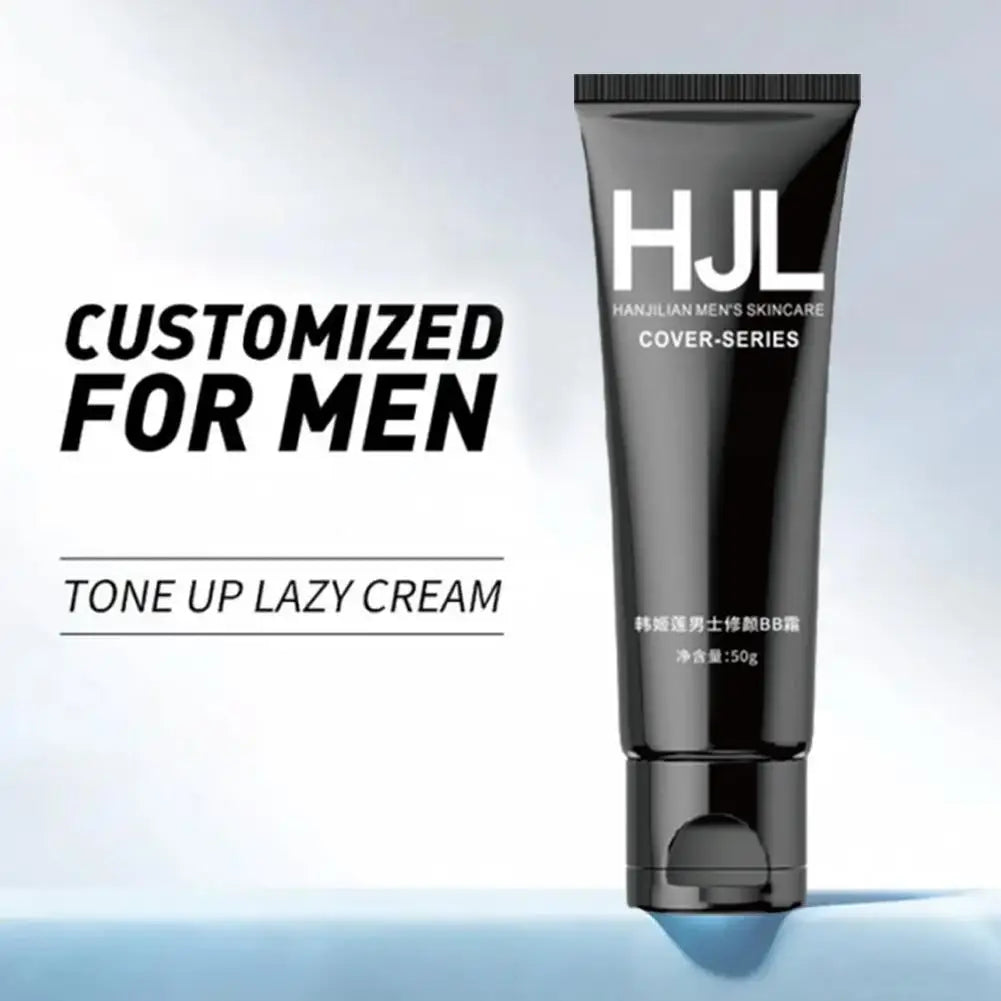 1/2/3PCS Men BB Cream Whitening Oil-control Concealer Easy to Wear Natural Brighten Whitening Face Foundation Zpaxo