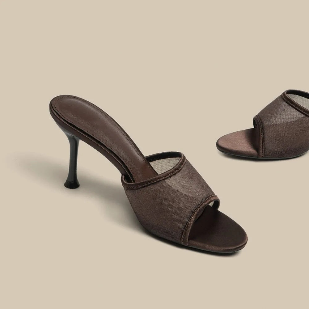 Newly Arrived Summer Comfortable Fashionable Slingback Heeled Sandals