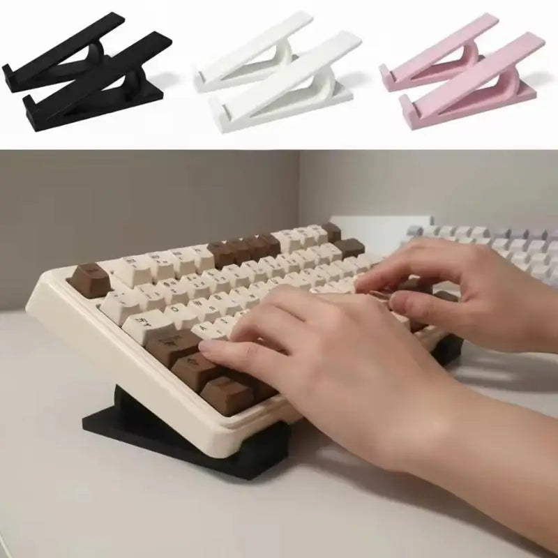 Adjustable Keyboard Riser Stand – Portable Angle Elevator (1 Pair)