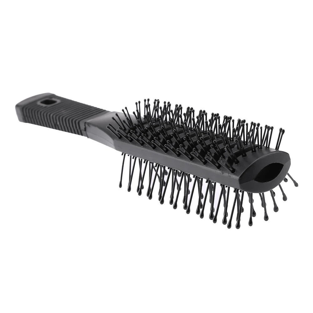 Double Side Massage Comb Black Plastic Anti-tangle Brushes Wide Teeth Brush Zpaxo