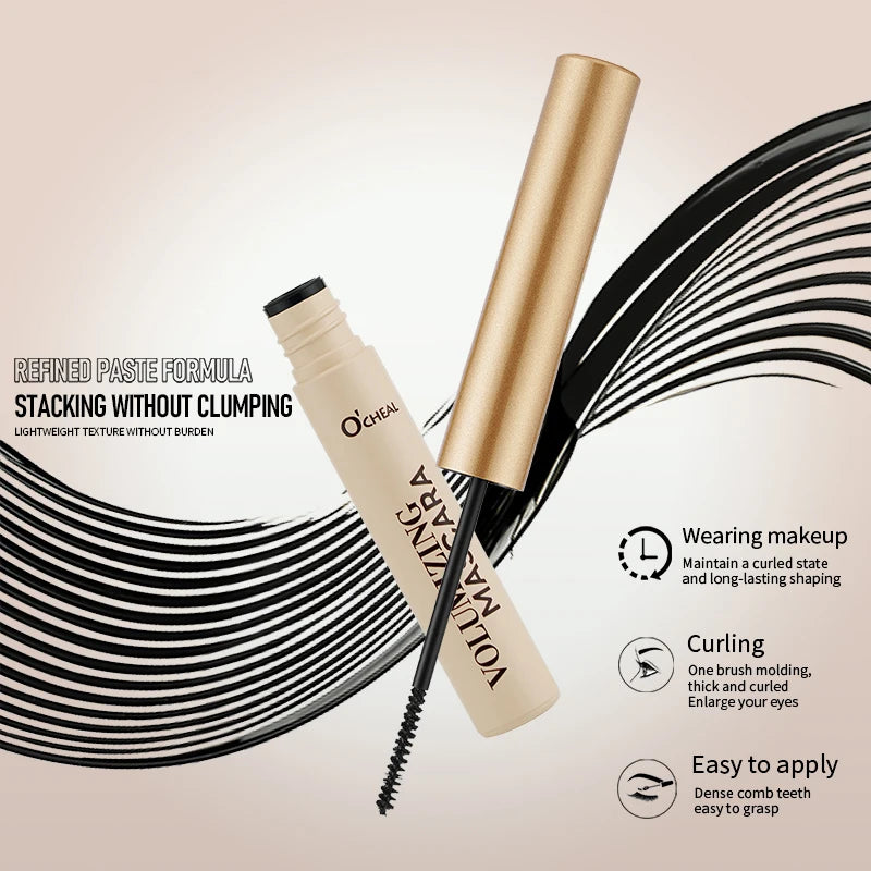 Waterproof Sweat Proof Mascara Natural Durable Curl Shaping Creating