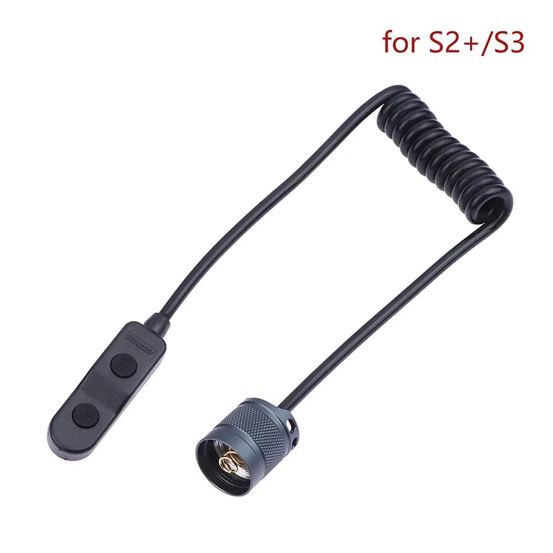 Remote Switch With Convoy Tail Suitable For Convoy C8/C8+/S2+/S3 Tail Flashlight Accessories Zpaxo S3