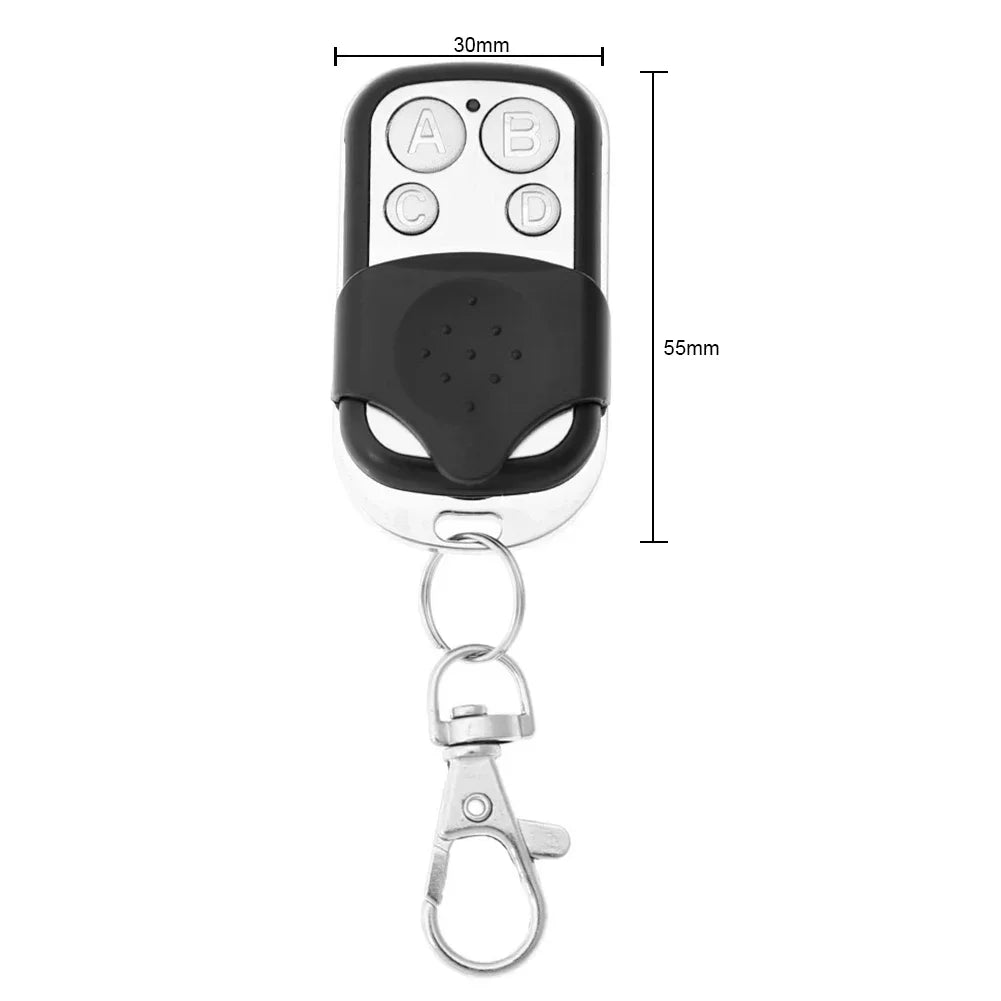 1PC/50PCS Wireless RF Remote Control 433MHz Electric Gate Garage Door Remote Control Key Fob Duplicator Controller Zpaxo