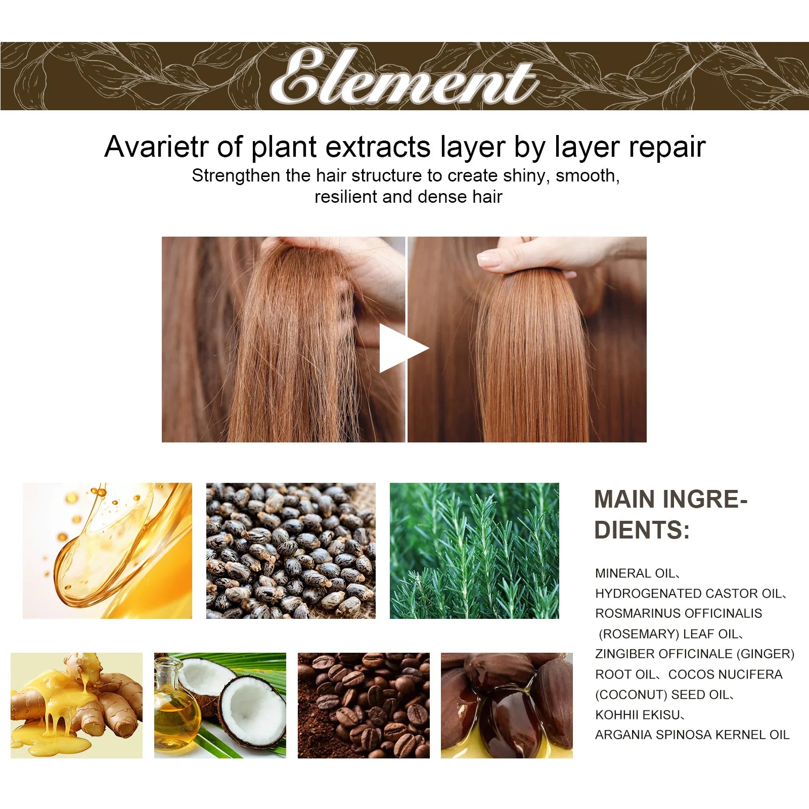 Rosemary Hair Growth Oil 60ml Anti Hair Loss Treatment For Thicker Hair Repairing Dry Damaged Hair Scalp Care With Argan Oil Zpaxo