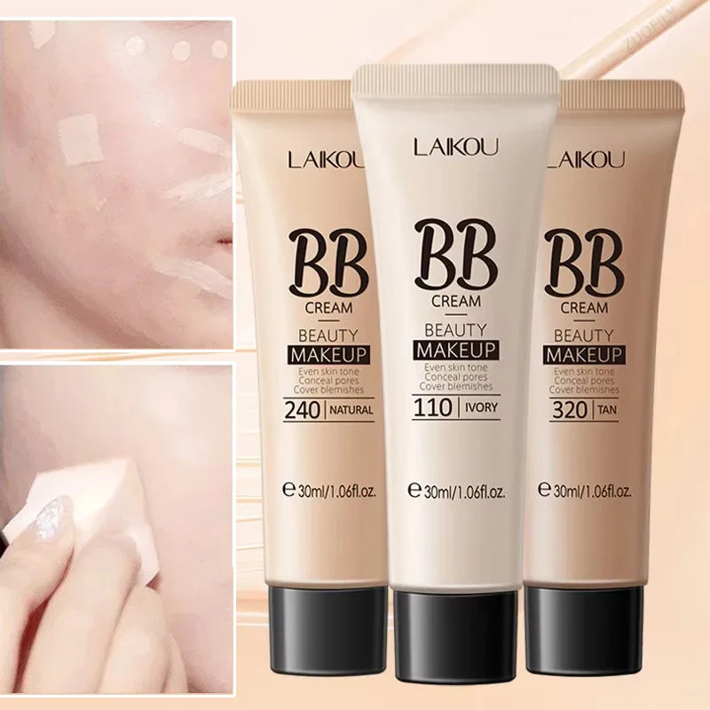 BB Cream Base Makeup Long Lasting Waterproof Brighten Skin Tone Cover