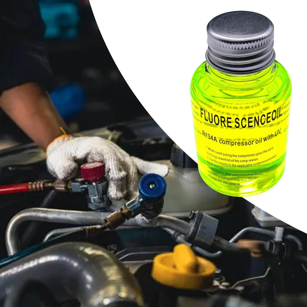 Car Air Conditioner Leak Detection Fluorescent Oil Detector Agent