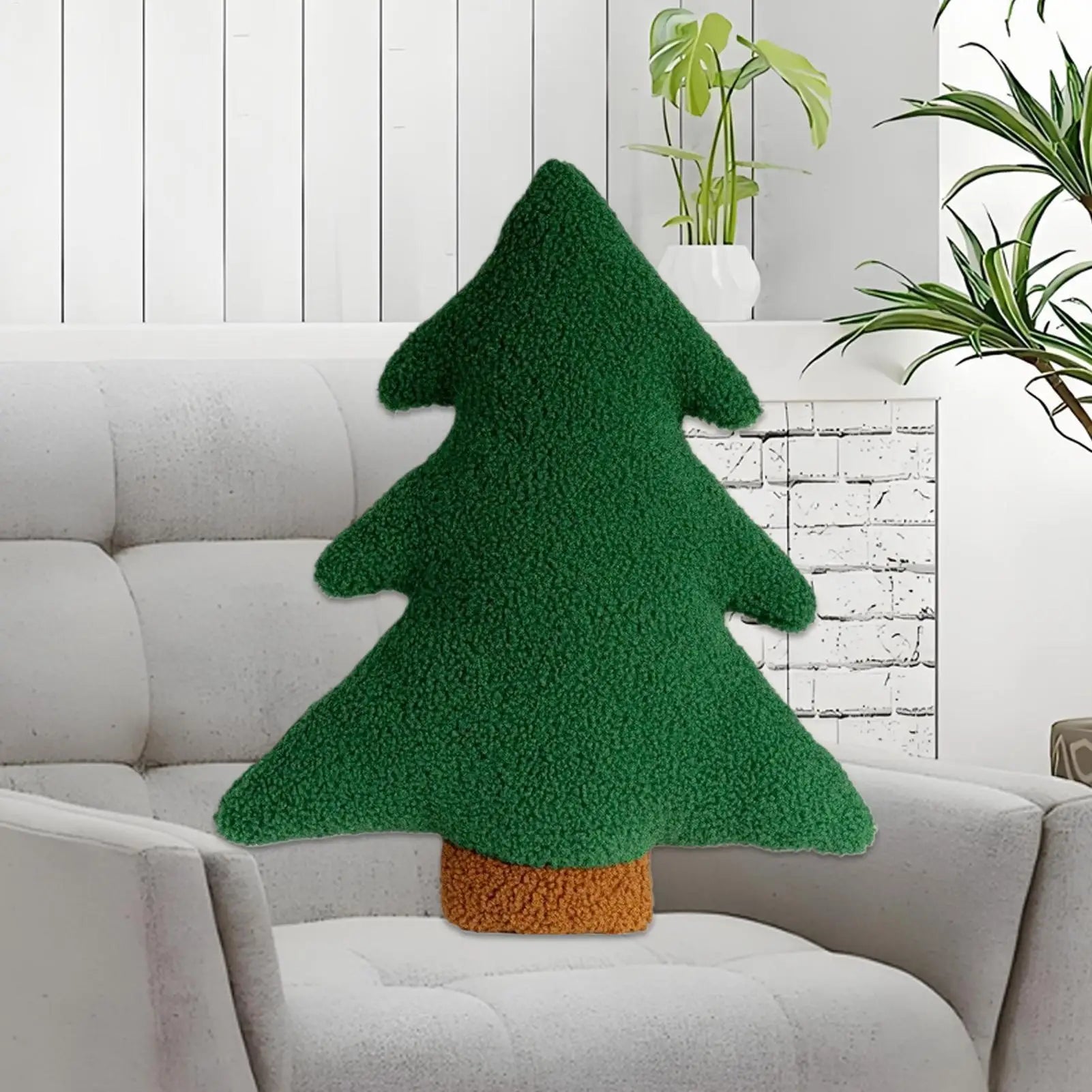 Christmas Tree Pillow Soft Plush Throw Cushion Sofa Bed Couch Bedroom