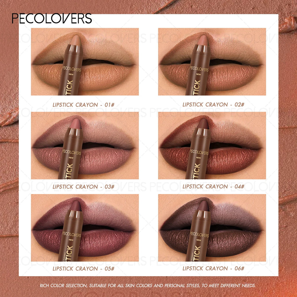 2-in-1 Lip Liner and Lipstick (1PC) - Matte Finish, For Defining Lip Contour, Fits Autumn and Winter Makeup Styles Zpaxo