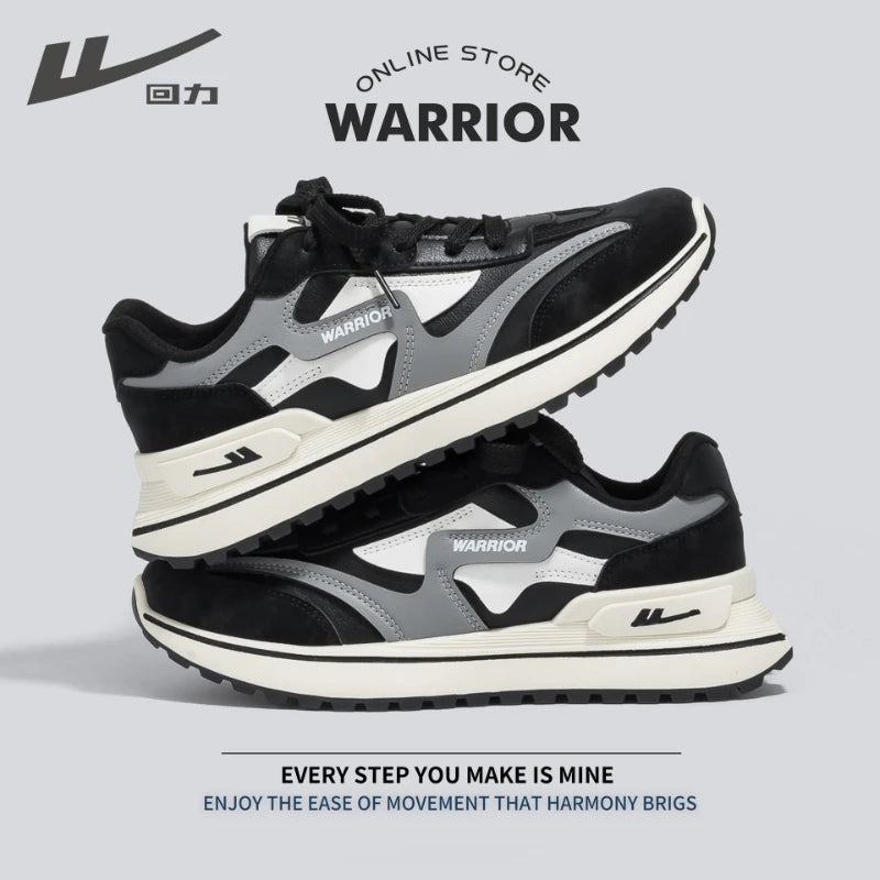 Warrior Women's Beige White Retro Running Shoes Classic Casual Zpaxo Black 35 China Mainland