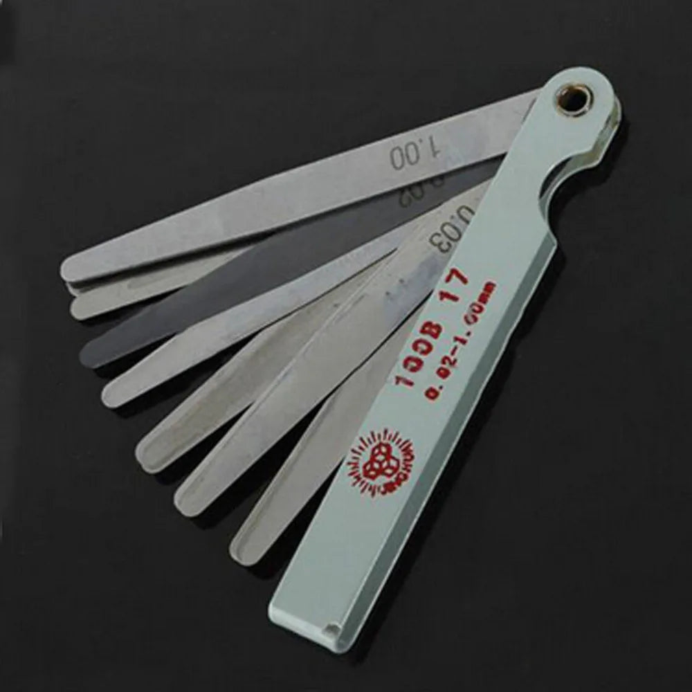 Useful 17 Blades 0 02 Thickness Gap Metric Filler Feeler Gauge