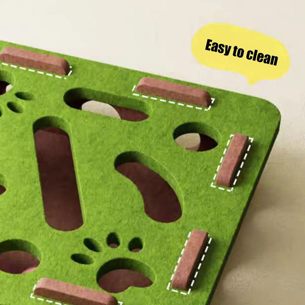 Interactive Cat Toys Felt Puzzle Box Bell Scratching Post Sisal