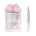 Stainless Steel Eyebrow Grooming Tweezers Straight Mouth Diagonal Zpaxo Straight Mouth