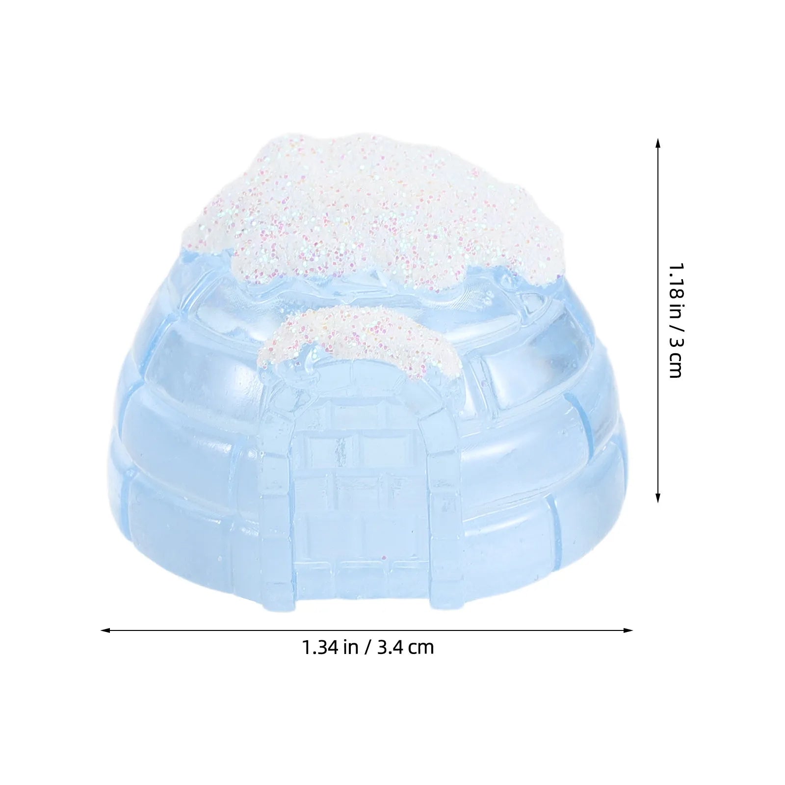 18Pcs Micro Landscape Arctic Scene Mini Penguin Iceberg Igloo Glacier Decoration Cake Topper Aquarium Winter Craft Polar Display